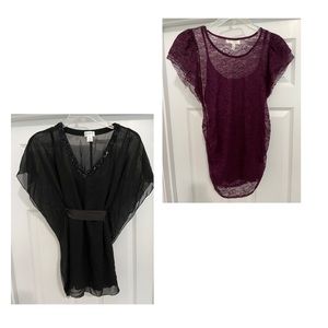 Two small Dressy maternity tops, excellent condition
